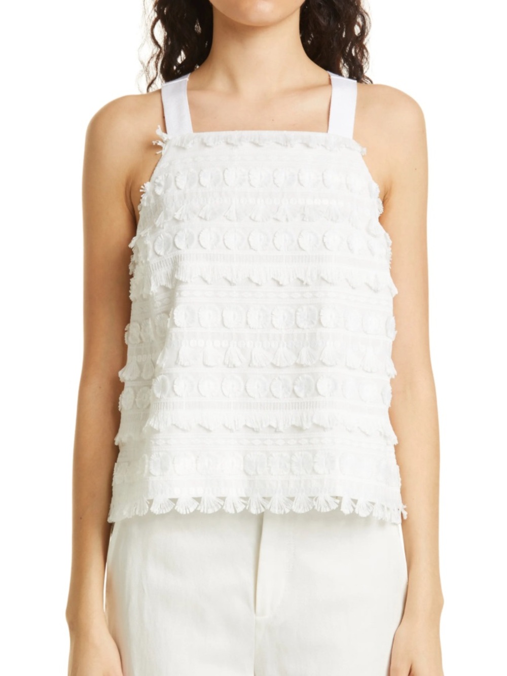 Ted Baker Eleynore Embellished White top